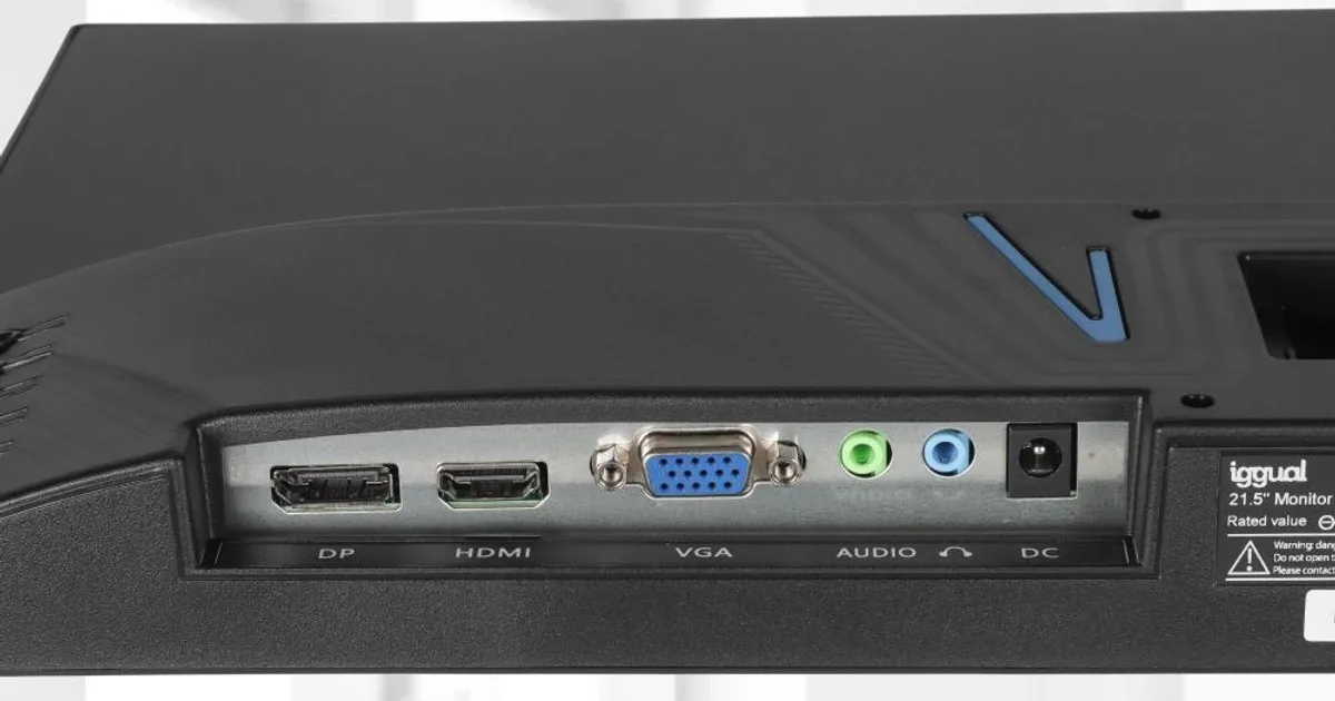iggual Monitor 21,5" IPS 1ms FHD 120Hz VGA HDMI DP (4)