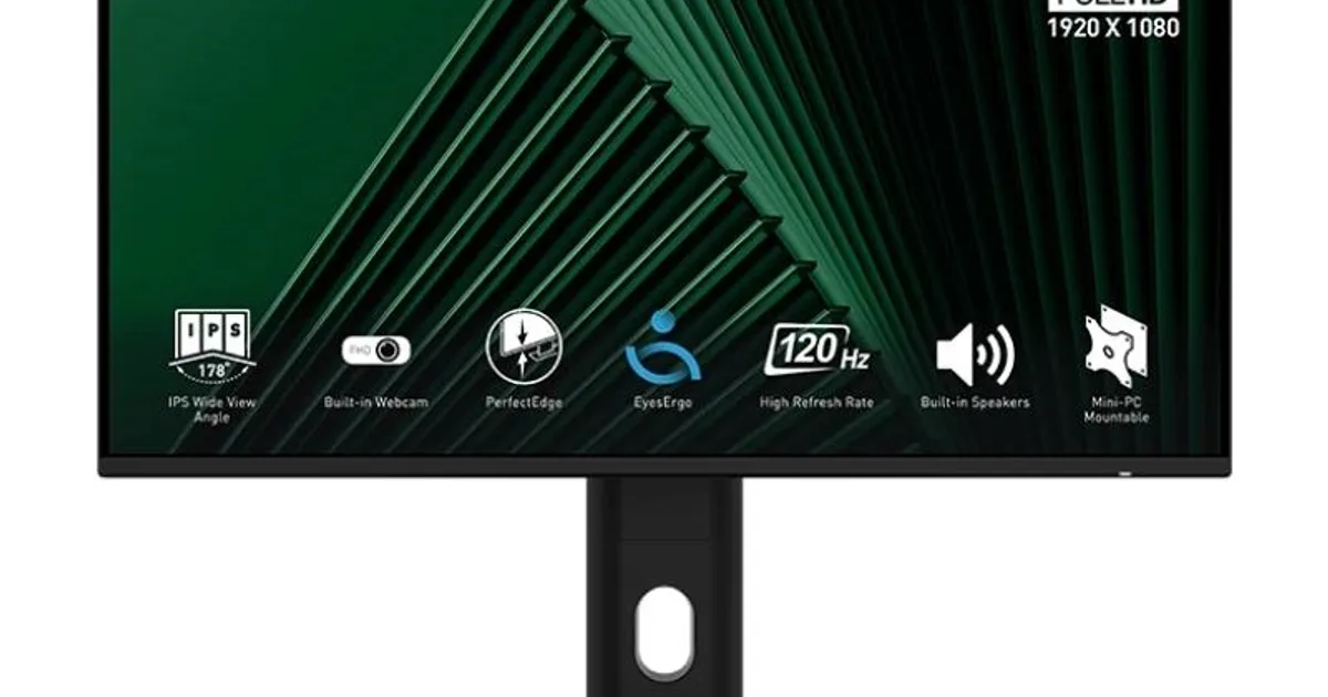 MSI MP242PMG Monitor 23.8" IPS 120h  DP Wcam MM AA