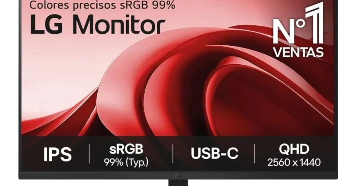 LG 32U631A-B Monitor 32" IPS QHD 100hz HDMI USB-c