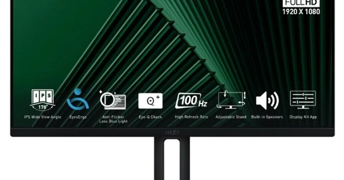 MSI MP245PG Monitor 23.8"100h VGA HDMI DP MM AA