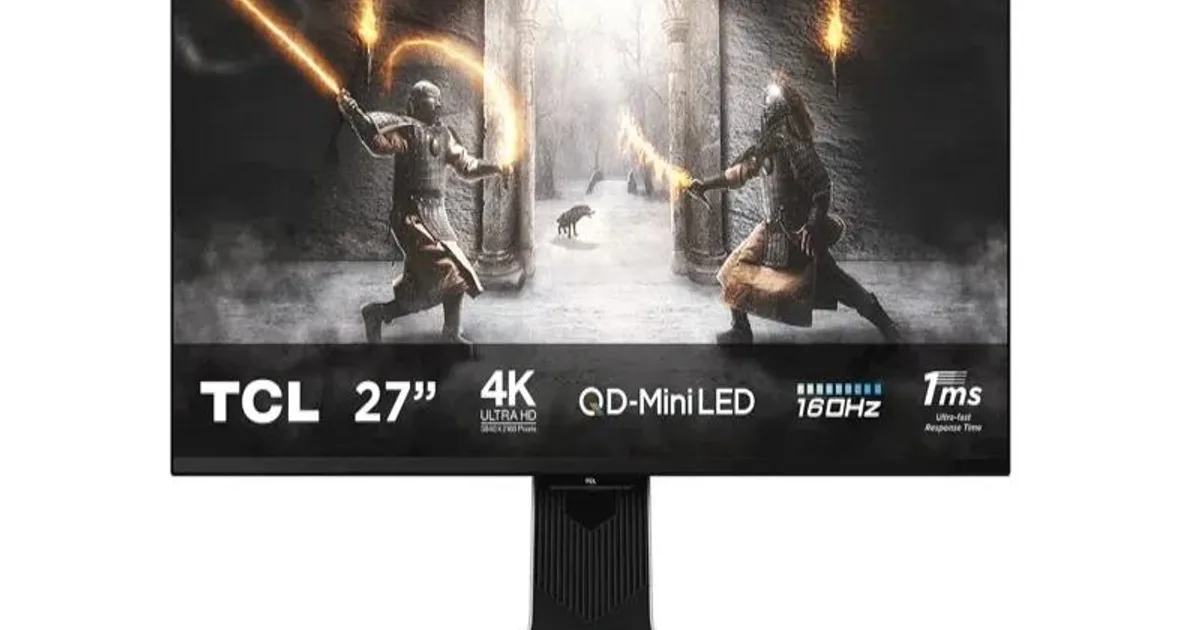TCL 27R83U Monitor 27" MiniLed 4K 160Hz 1ms
