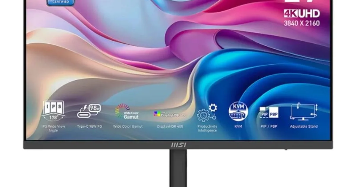 MSI MD272UPHG Monitor 27" 4K 2HDMI DP USBc MM AA