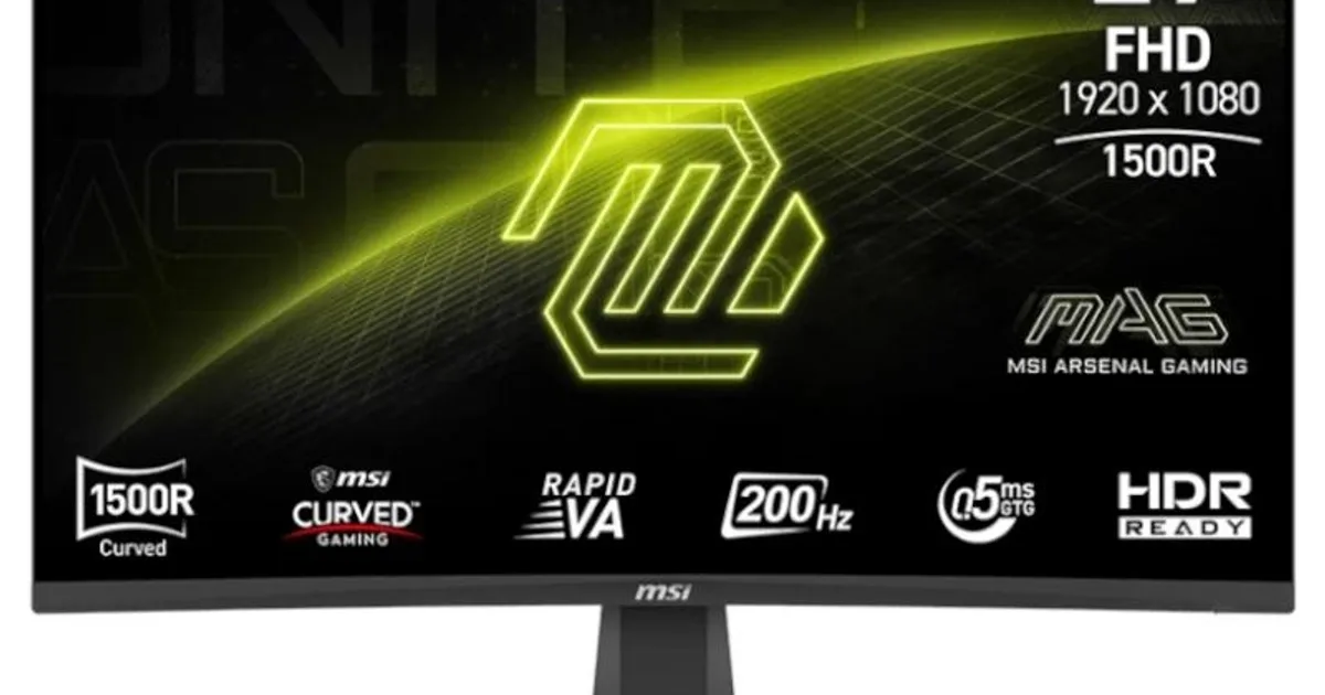 MSI MAG276CF E20 Monitor 27" FHD 200Hz 0.5ms curv