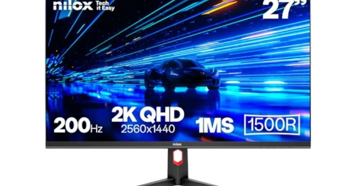 NILOX NXM27CV2K2001 Monitor 27" 200Hz HDMI DP Curv