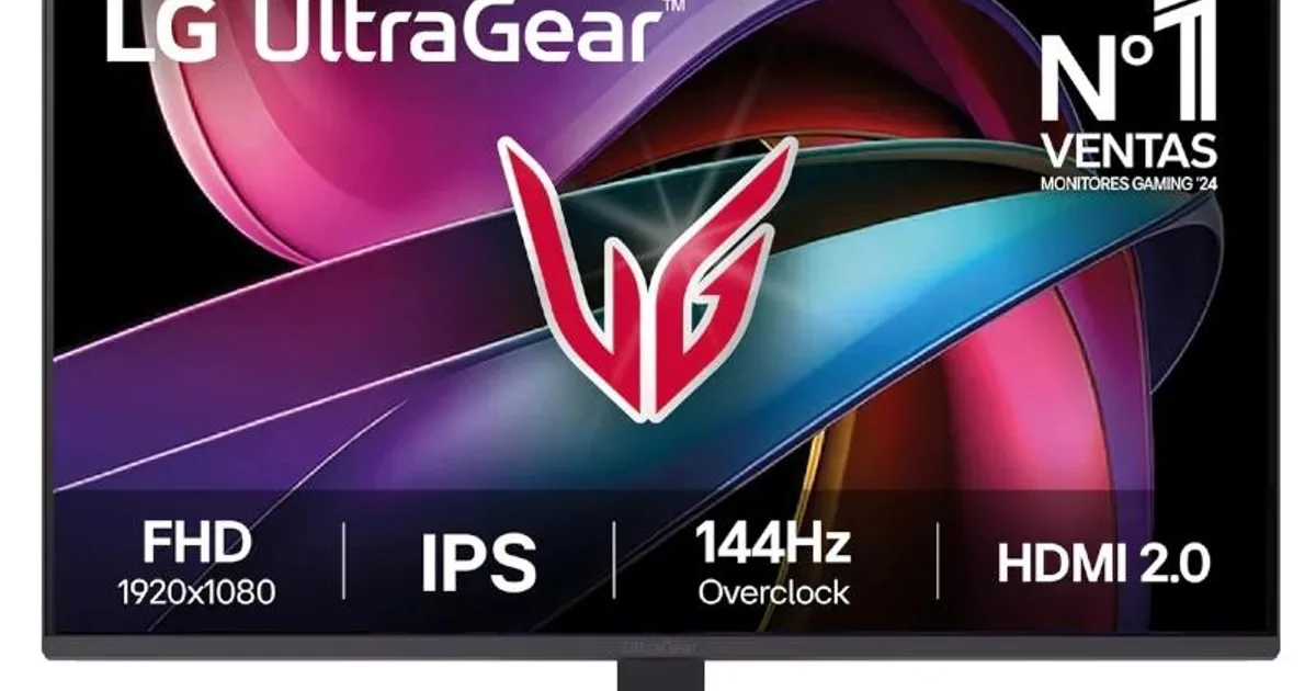 LG 27G411A-B Monitor 27" FHD IPS 144Hz 1ms Slim