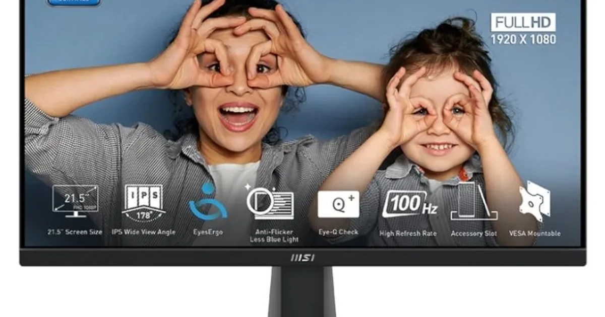 MSI MP225 E12VL Monitor 22" FHD 120Hz VGA HDMI