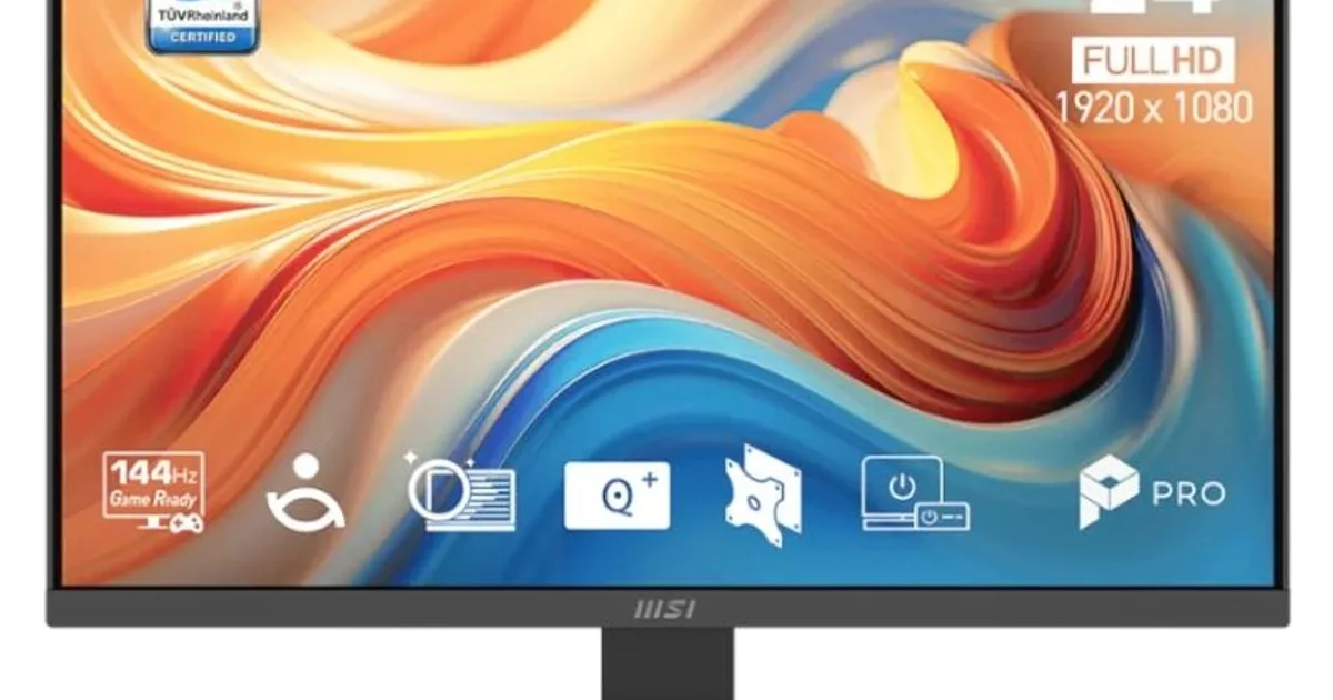 MSI MP241 E14V Monitor 23.8" 144Hz HDMI DP