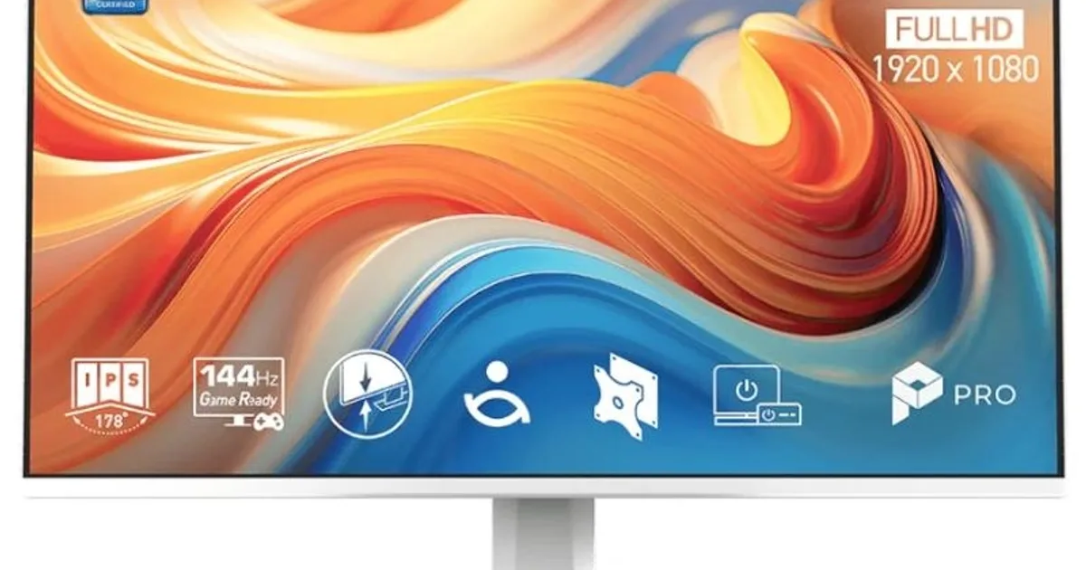 MSI MP243W E14 Monitor 23.8" 144Hz HDMI MM bl