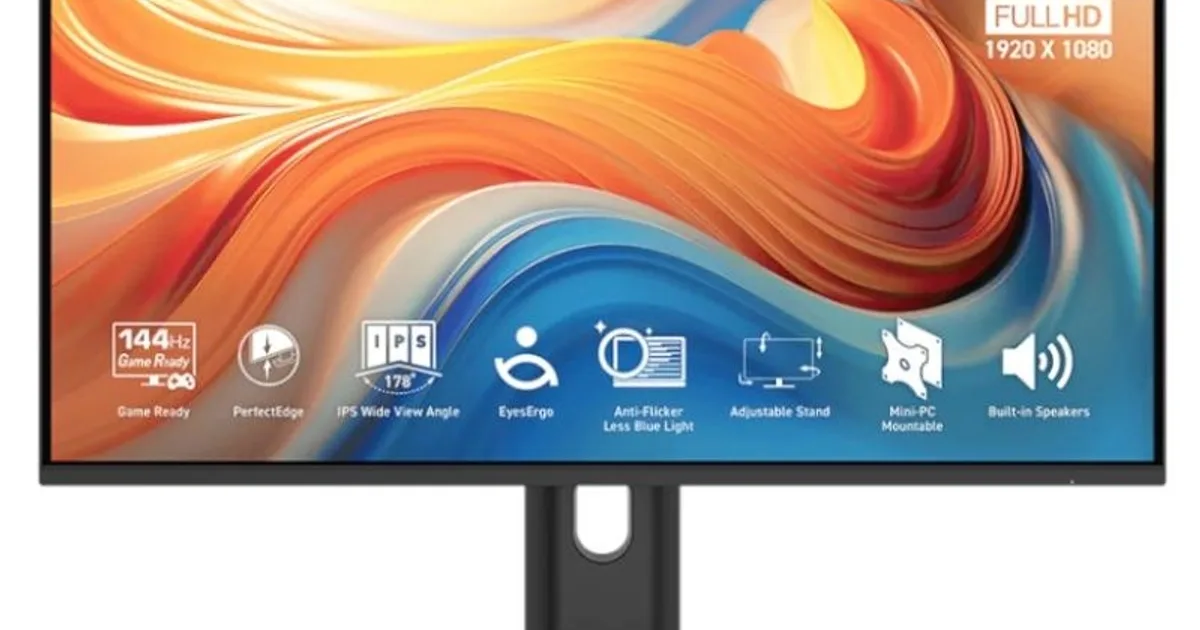 MSI MP245PG E14 Monitor23.8"144h VGA HDMI DP MM AA