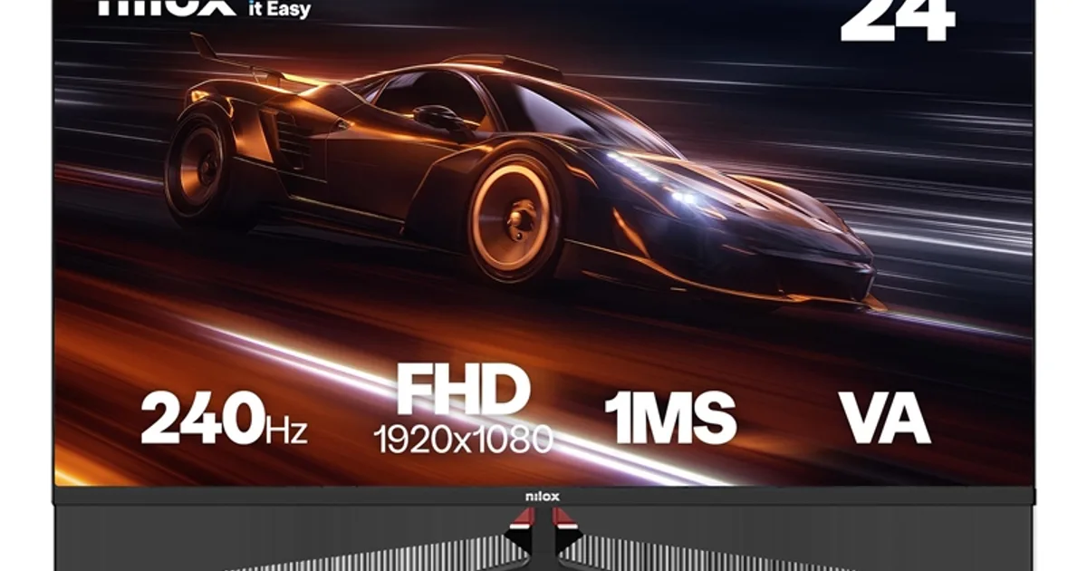 NILOX NXM24FHD2401 Monitor 24" VA 240HZ HDMI DP