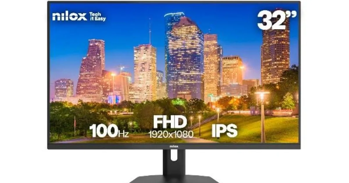 NILOX NXM32FHD1001 Monitor 32" IPS 100HZ HDMI VGA