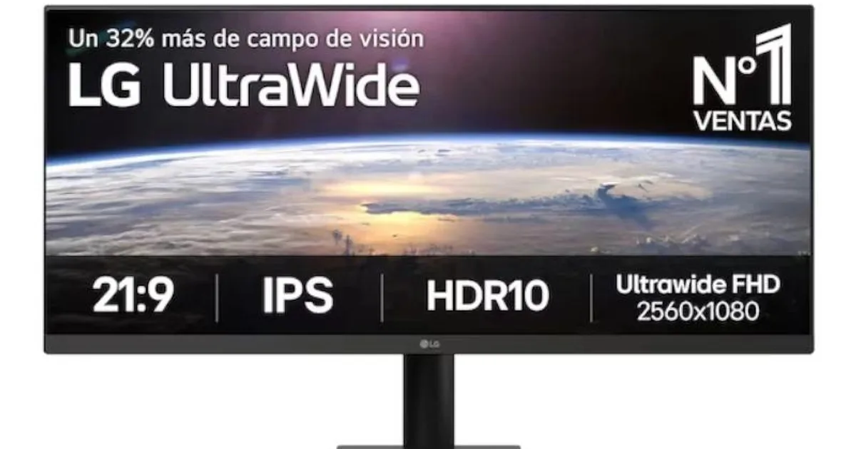 LG 34U511A-B  Monitor 34" WFHD 1ms LED IPS Negro