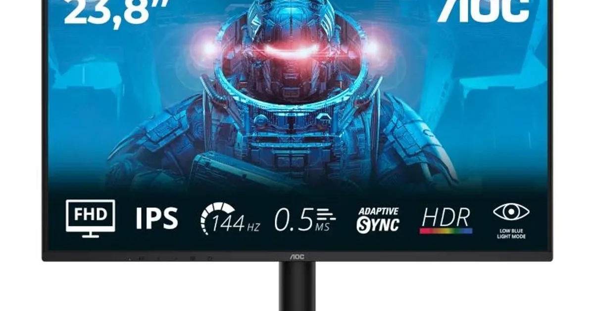 AOC 24B36X Monitor 23.8"  IPS 144Hz HDMI DP