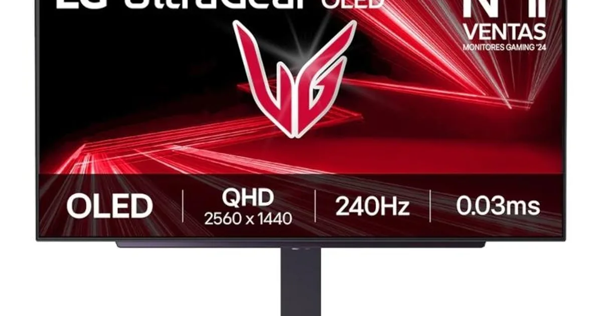 LG 27GX704A-B Monitor 27" OLED 240Hz 2HDMI DP