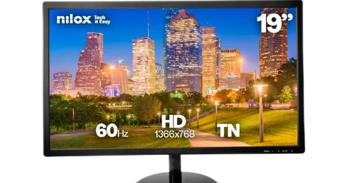 Nilox NXM19FHD22 Monitor 19" 60Hz VGA HDMI