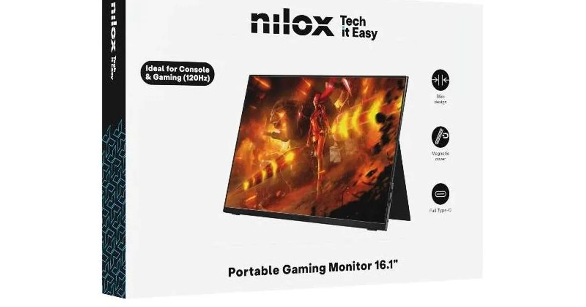 Nilox NXMP16FHD1201 Monitor Portátil 16.1"120Hz MM (3)