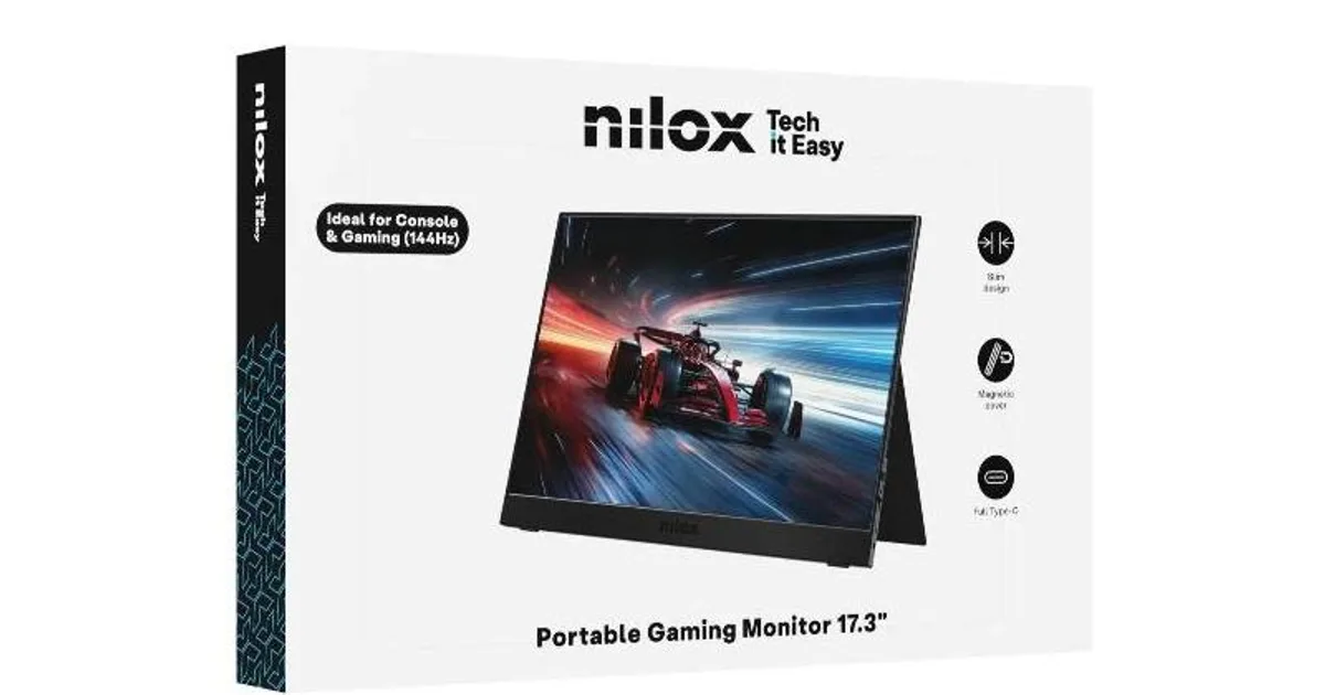 Nilox NXMP17FHD1441 Monitor Portátil 17.3" 144Hz M (2)