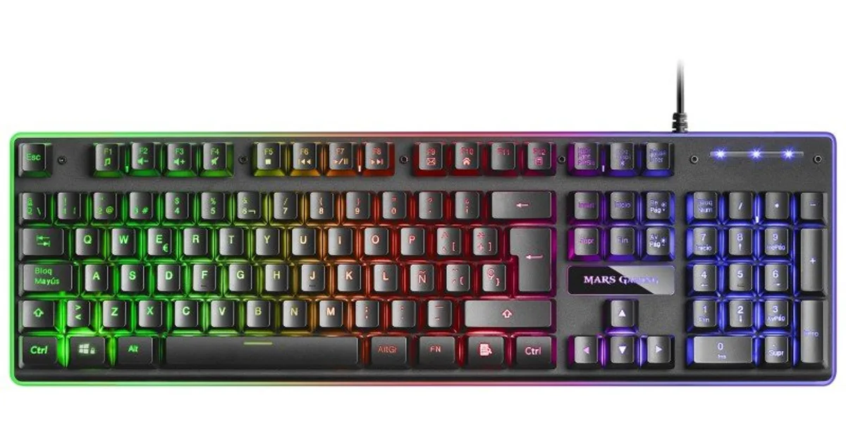 Mars Gaming Combo MCPX GAMING 3IN1 RGB Negro (3)