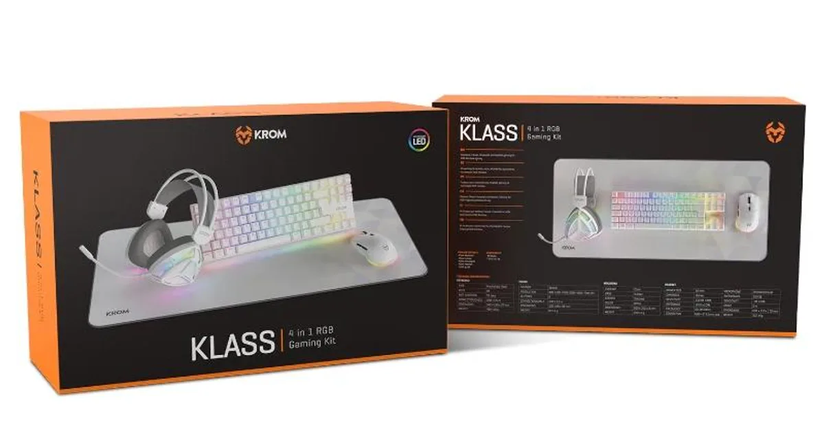 KROM KLASS PCombo Gaming  4 en 1 (4)