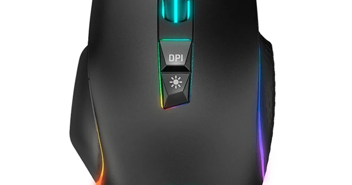 Krom Raton Gaming Keos RGB rainbow