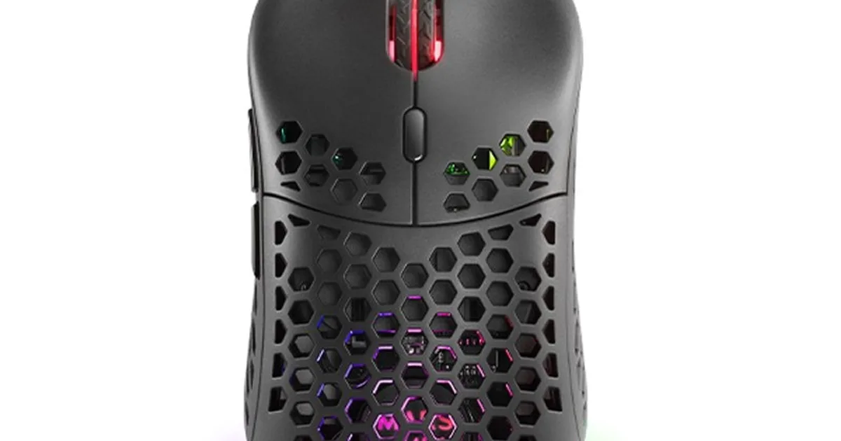 Mars Gaming Raton Gaming ligero RGB negro