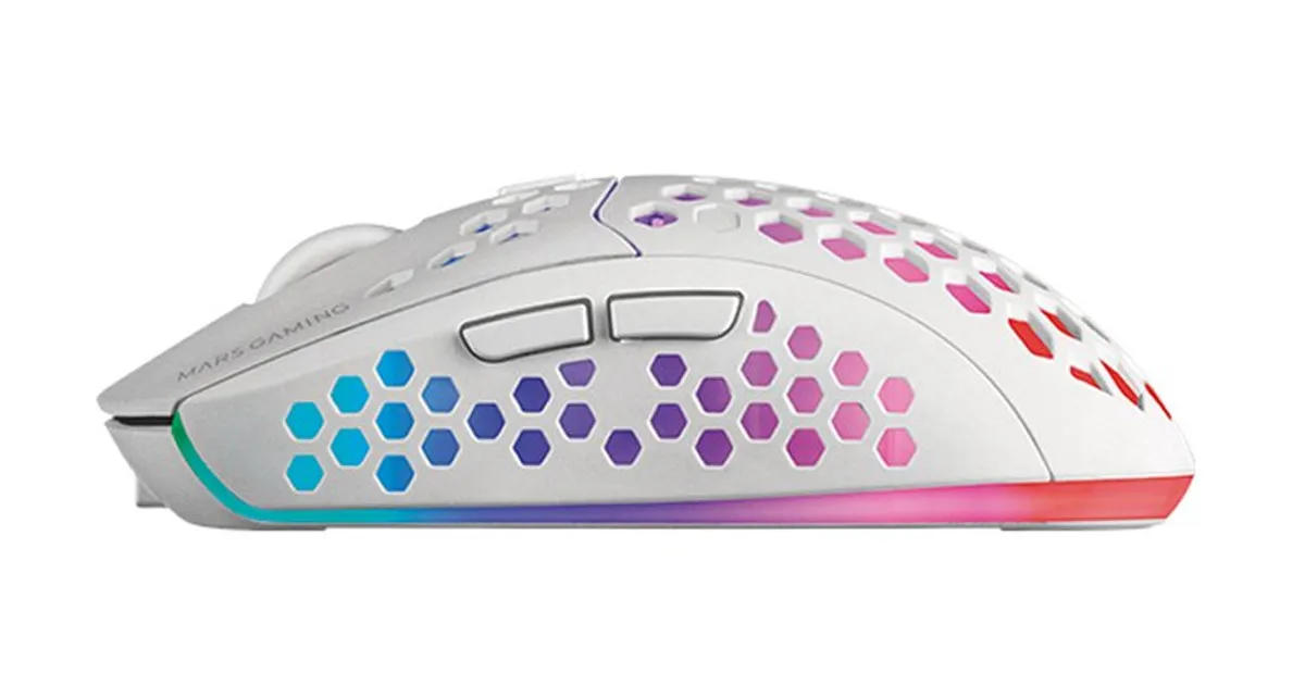 MARS GAMING Raton Inalámbrico MMW3  79G  White (2)