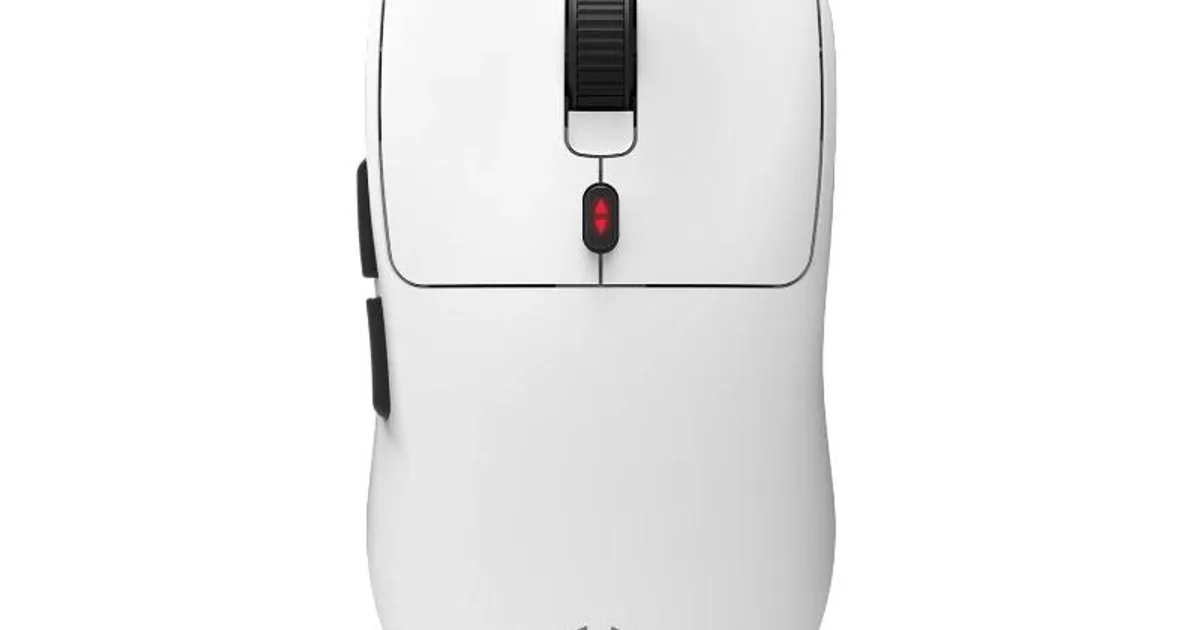 KROM KLEVER Raton gaming superligero wireless Blco