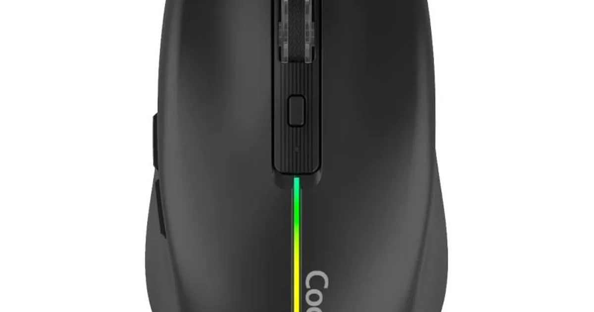 Coolbox Gaming Ratón  W01 1600DPI Inalámbrico Negr