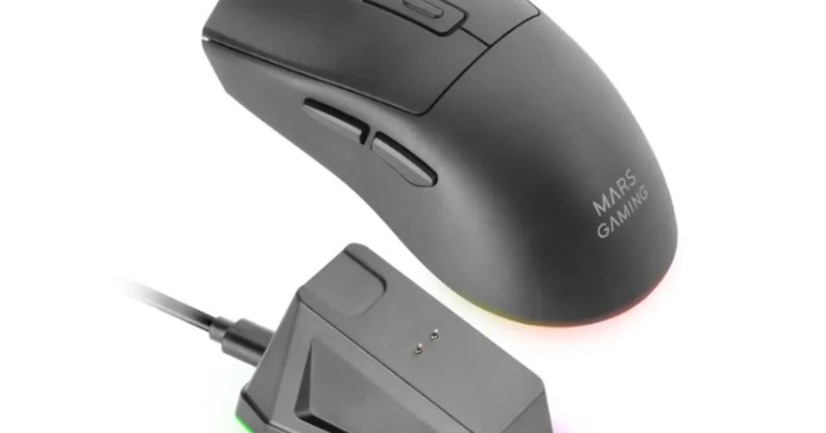 Mars Gaming Raton Ultraligero MMT3 blanco