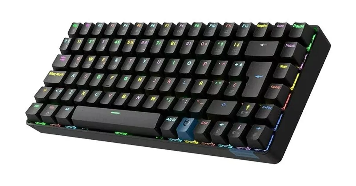 Hiditec Teclado Gaming GM1K  Switches brown