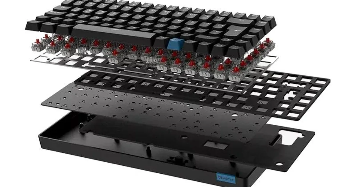 Hiditec teclado Gaming GM1K Switches red (4)