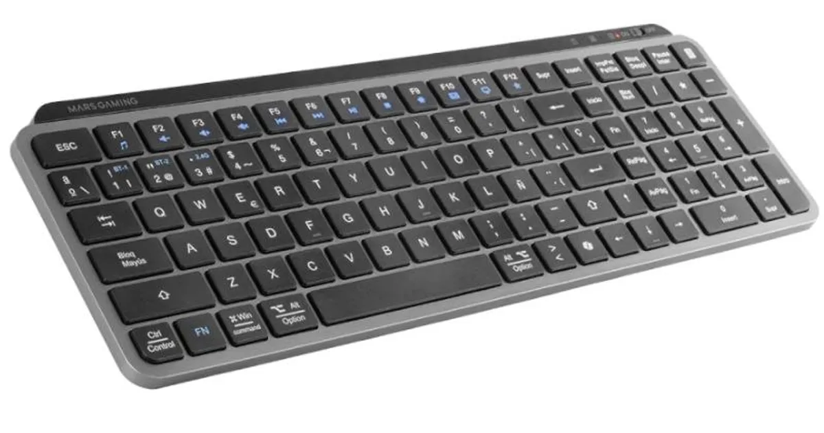 Mars Gaming Teclado MK-SILENKEYSES BT 5.1+2.4G PRO (2)