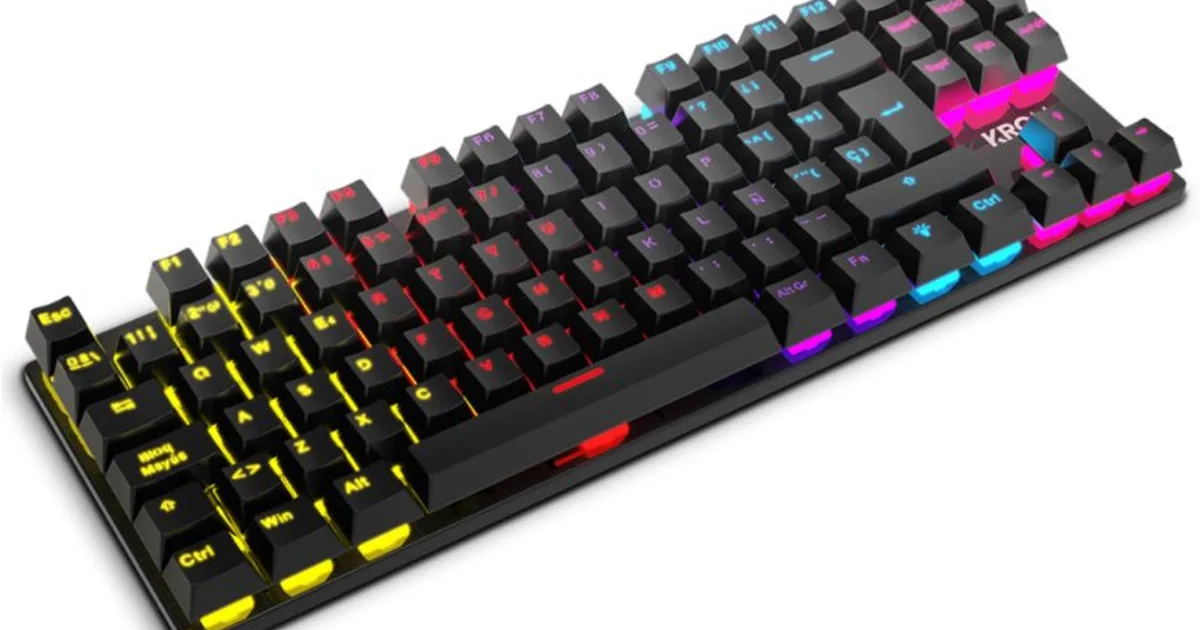 KROM Teclado Gaming NXKROMKASICTKL  TKL RAINBOW (2)