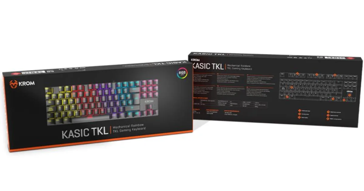KROM Teclado Gaming NXKROMKASICTKL  TKL RAINBOW (4)