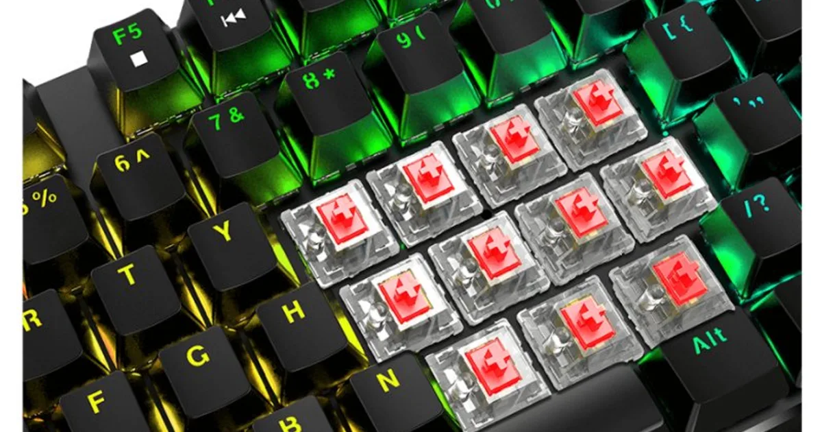 HIDITEC Teclado Gaming GK400 mecanico (3)