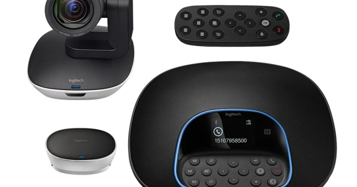 Logitech Equipo videoconf Full HD 4Mic+altavoz