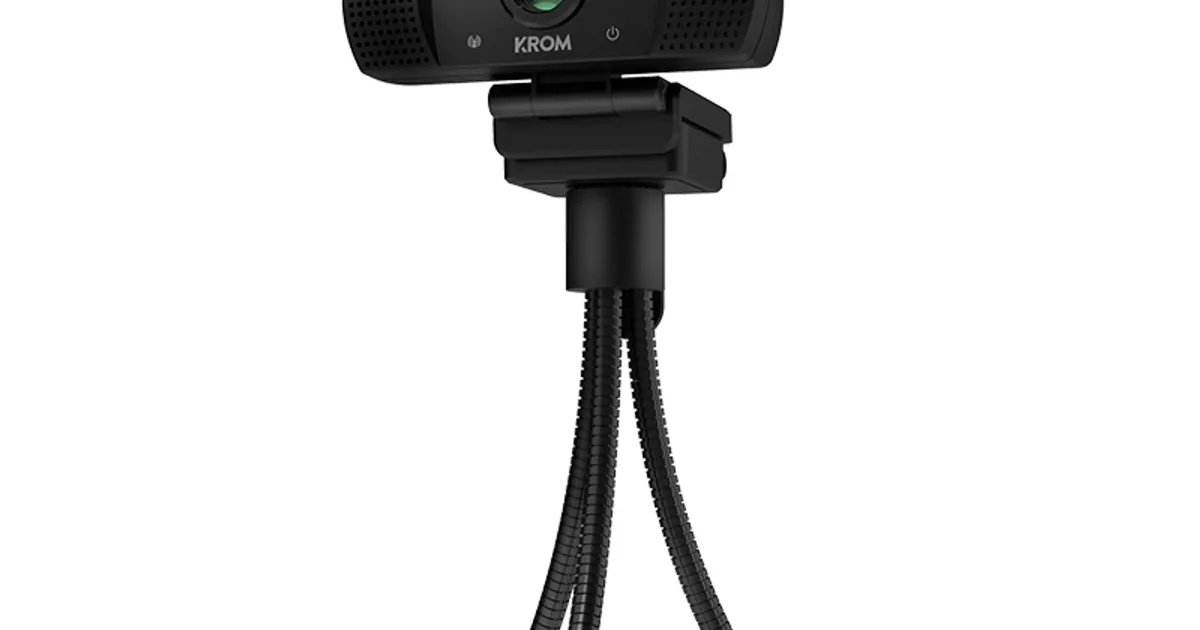 KROM KAM Webcam Gaming 1080p HD (4)