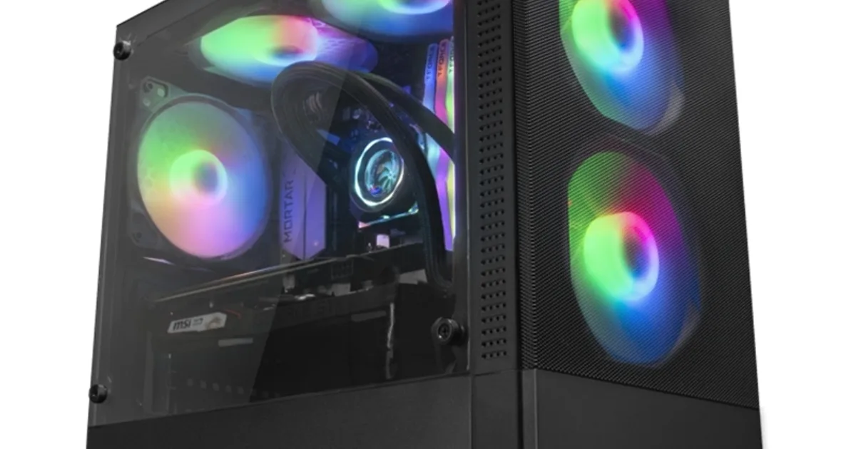 Mars Gaming Caja MCZ PREMIUM M-ATX 2X FRGB Negra