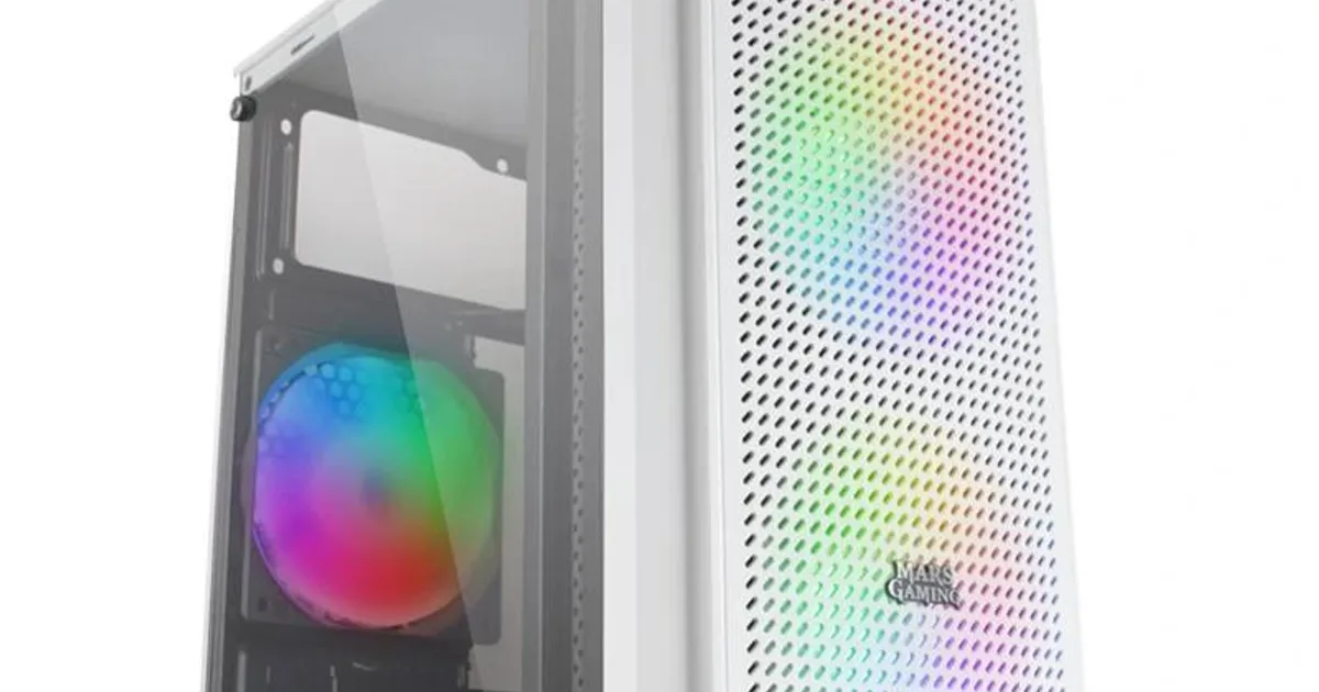 Mars Gaming caja MICRO-ATX MC300W WHITE (2)