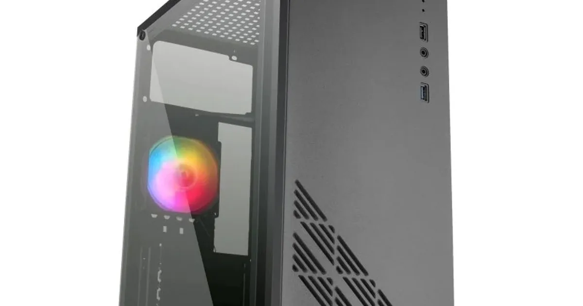 MARS GAMING Semitorre MC100 FRGB USB 3.0 Black