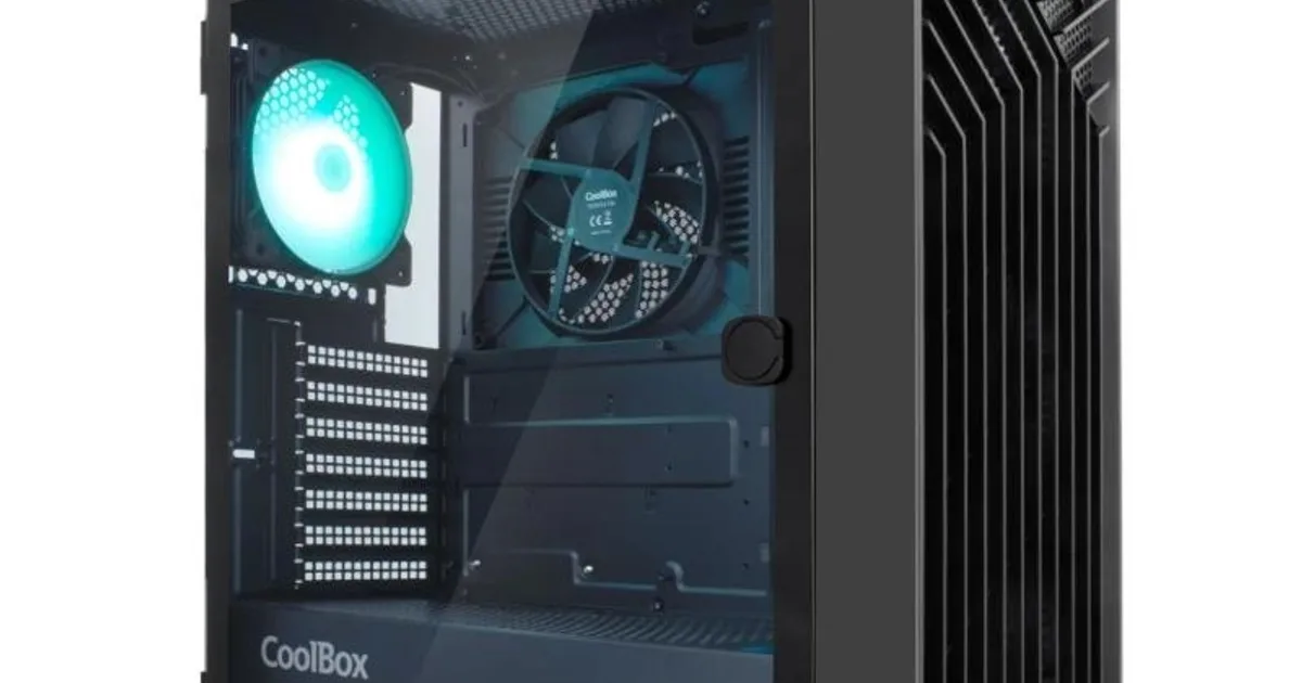 Coolbox Caja Gaming ATX GA300 GRIDLINE Black
