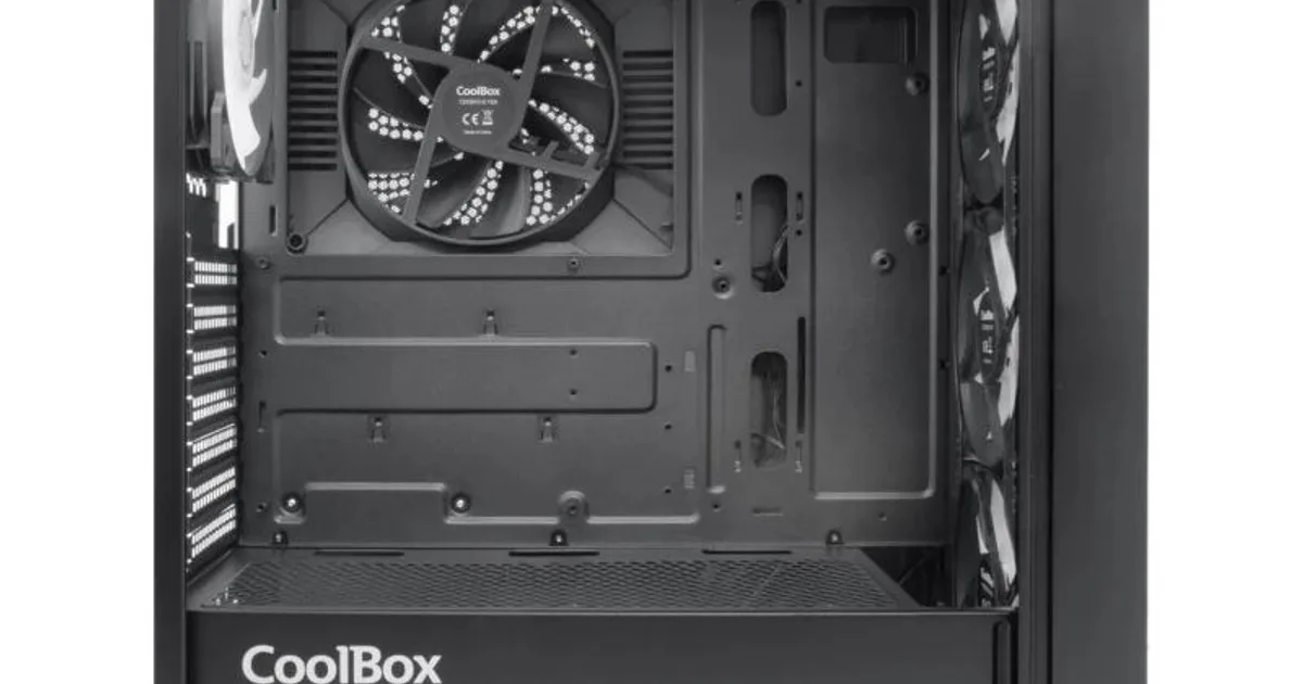 Coolbox Caja Gaming ATX GA300 GRIDLINE Black (4)