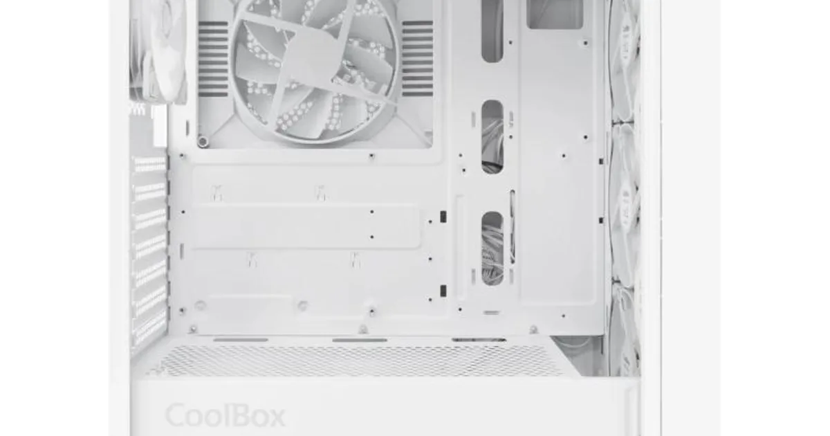 Coolbox Caja Gaming ATX GA300 GRIDLINE White (4)