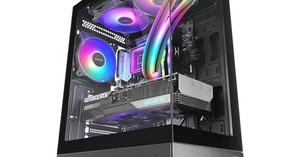 MARS GAMING Caja ATX Ventis FRGB Silence Negro