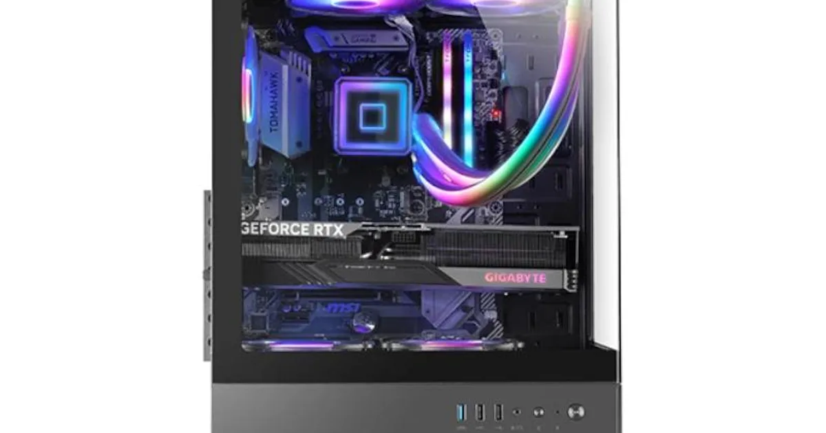 MARS GAMING Caja ATX Ventis FRGB Silence Negro (2)