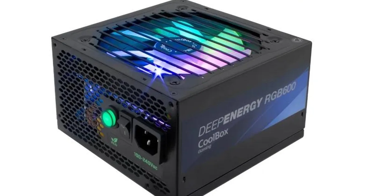 Coolbox Gaming Fuente Alimentacion 600 W 80+Bronze