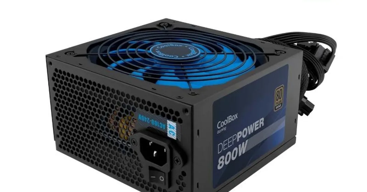 Coolbox Gaming  Fuente Al. DeepPower 800w 80+bronz