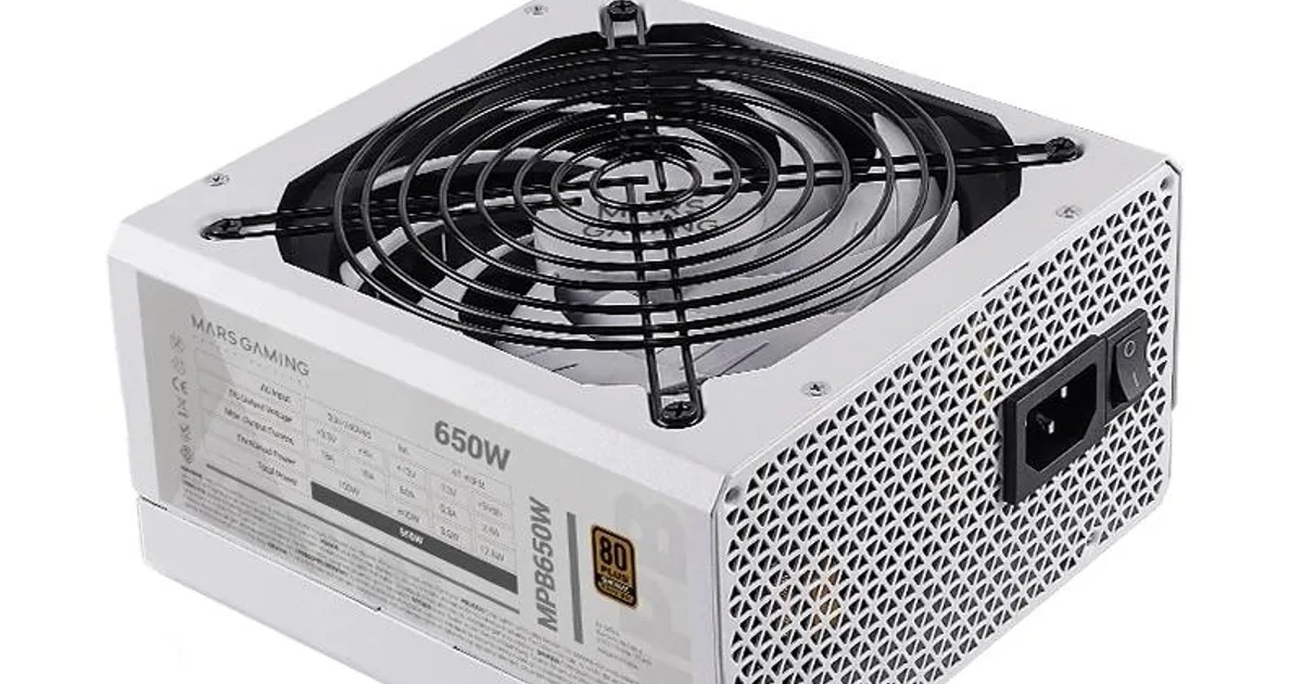 MARS GAMING PSU 650W,DC-DC & SMD TECH,7A GARANTIA