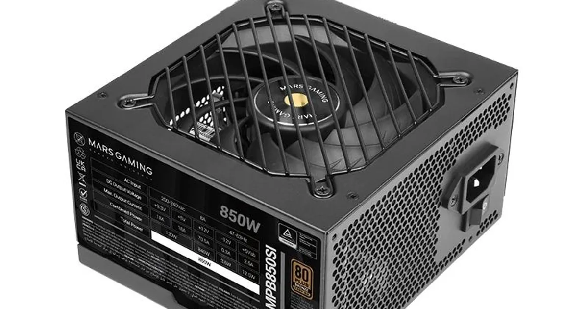 MARS GAMING PSU 850W,DC-DC & SMD TECH,7A GARANTÍA