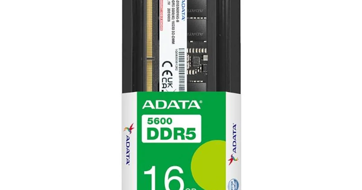 ADATA RAM AD5U560016G-S 16GB 5600Mhz DDR5 DIMM (3)